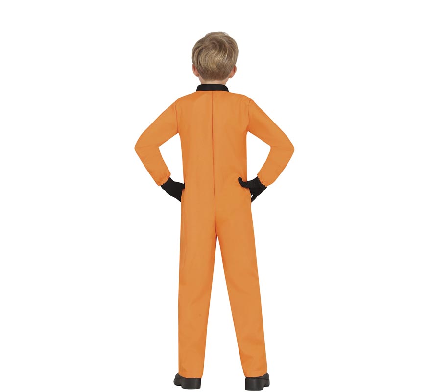 Fato de astronauta laranja para criança-B