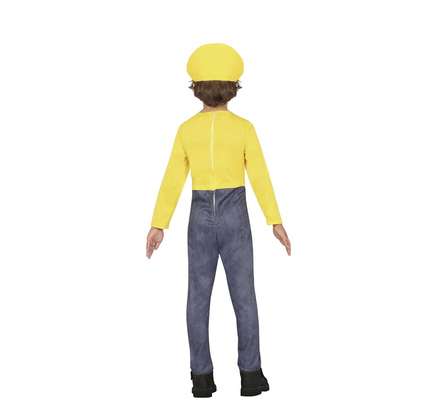 Fato de ajudante de vilão para criança-B