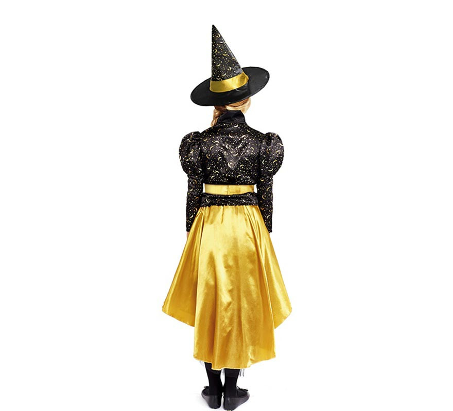 Golden Witch Costume for Girl-B