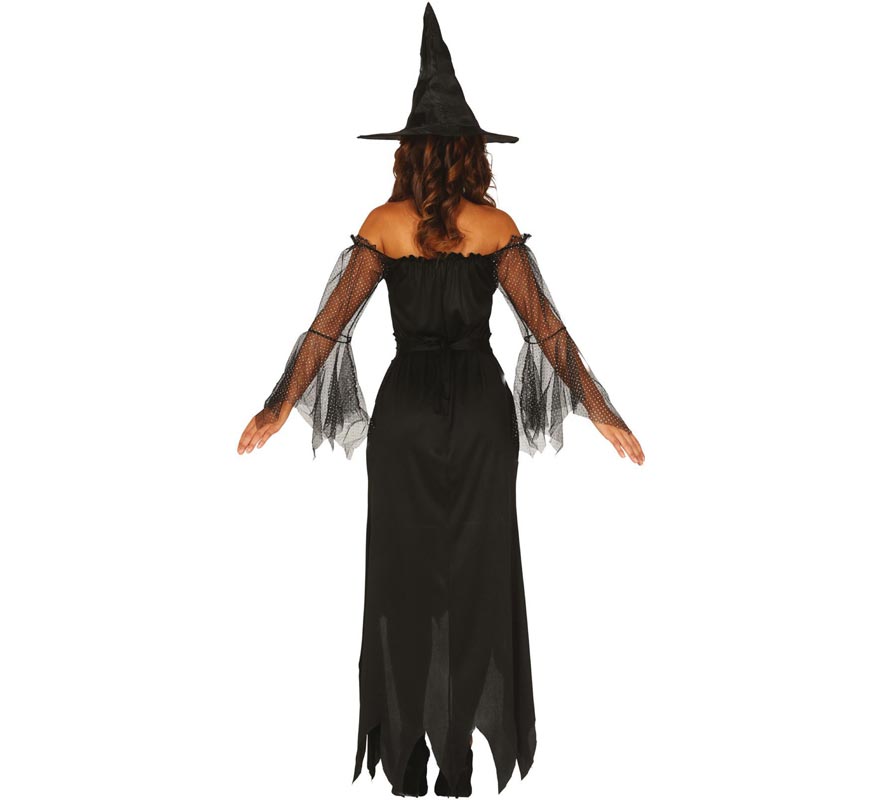 Fato de bruxa elegante para mulher-B