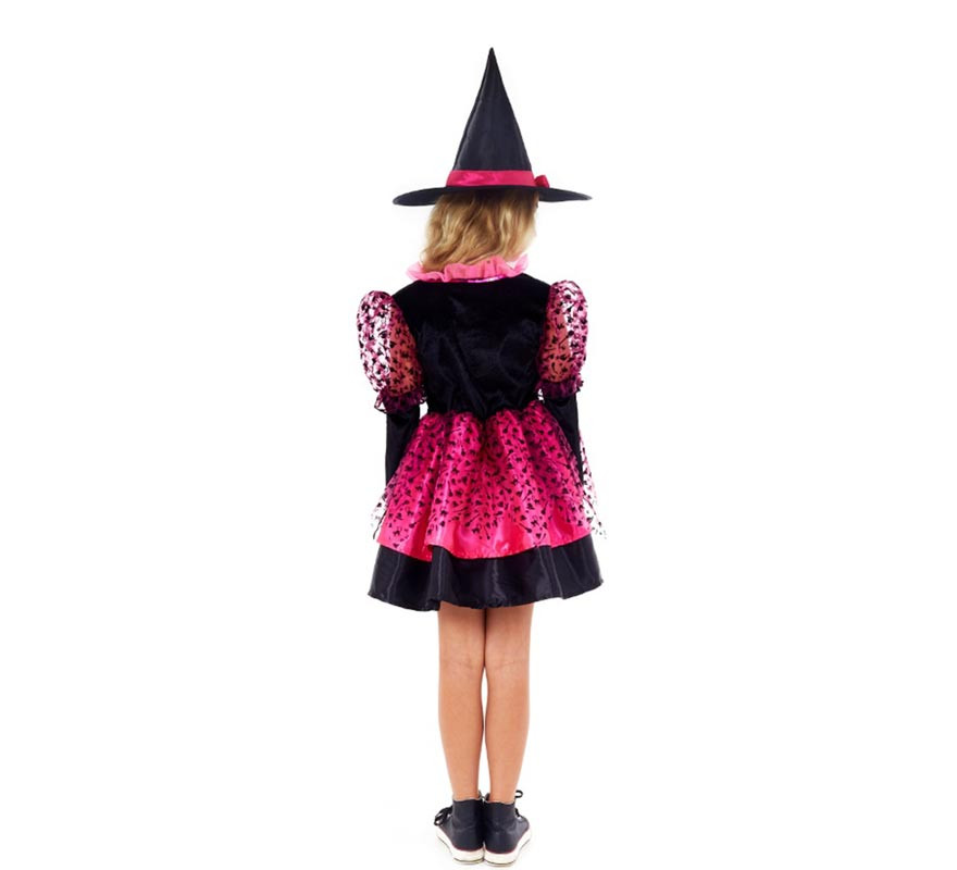 Fuchsia Witch Costume for Girl-B