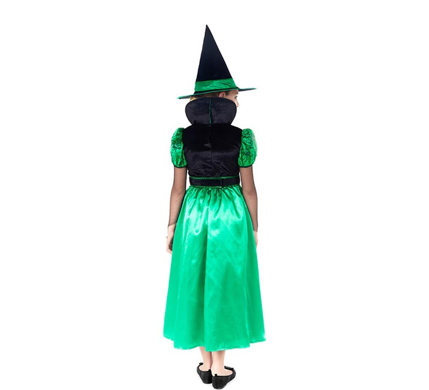 Green Witch Costume for Girl-B