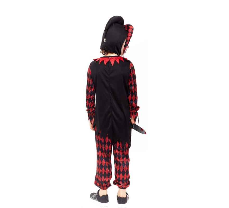 Skeleton Jester Costume for Kids-B