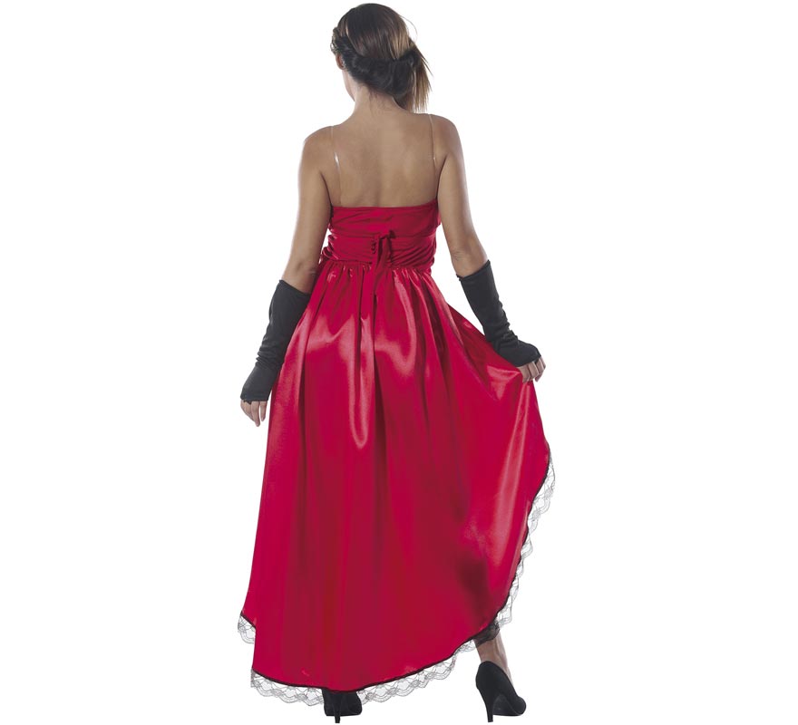 Red Can-can Burlesque Costume for Women-B