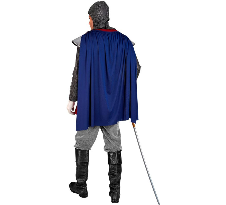 Red Eagle Knight costume with cape for men-B