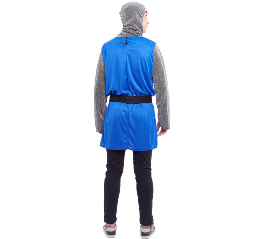 Medieval Blue Knight Costume for Men-B