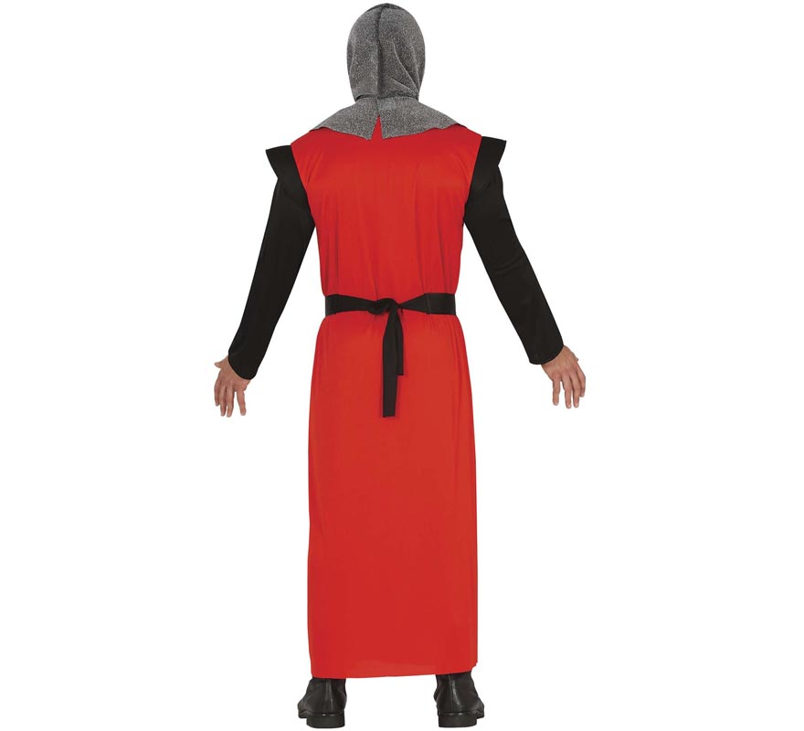 Fato de cavaleiro noturno medieval masculino-B