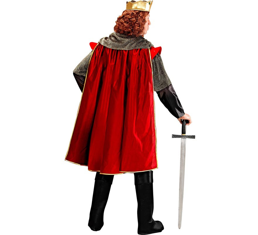 Red and Green Royal Knight Costume for Men-B
