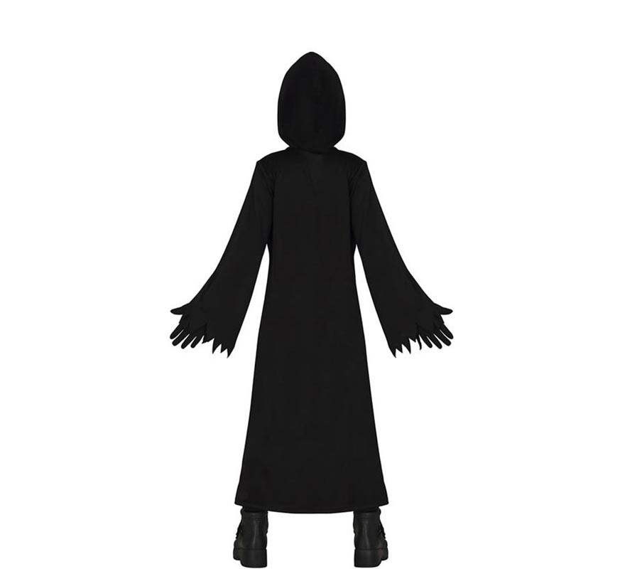 Fato de caveira com capuz para criança-B