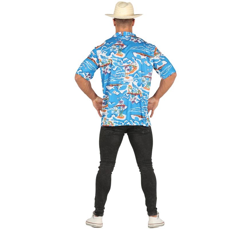 Fato de camisa havaiana para homem-B