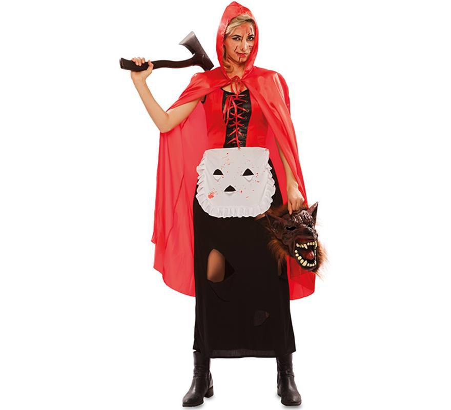 Zombie Little Red Riding Hood costume for women-B