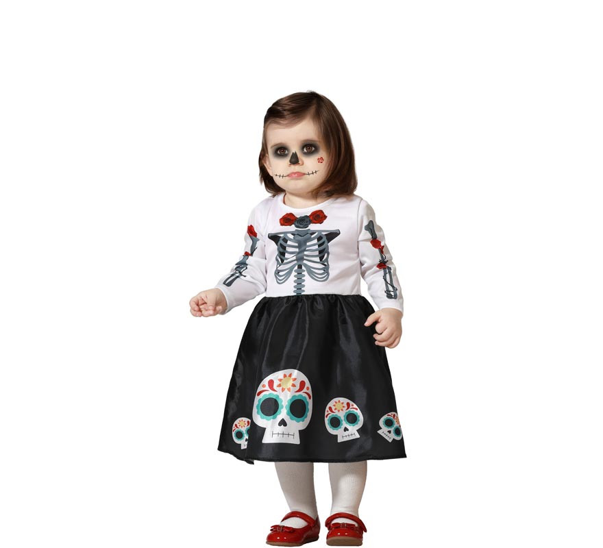 Fato de Catrina para bebé e menina-B