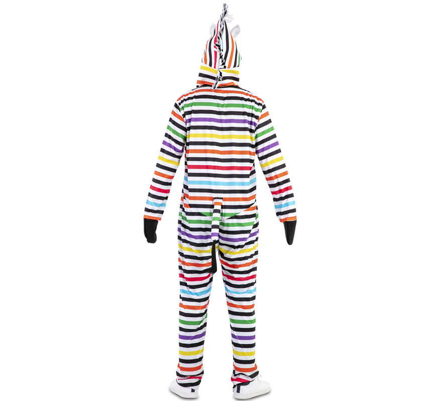 Multicolor Zebra Costume for adults-B