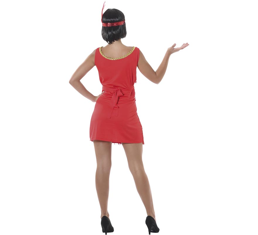 Women's Red Charleston Costume-B