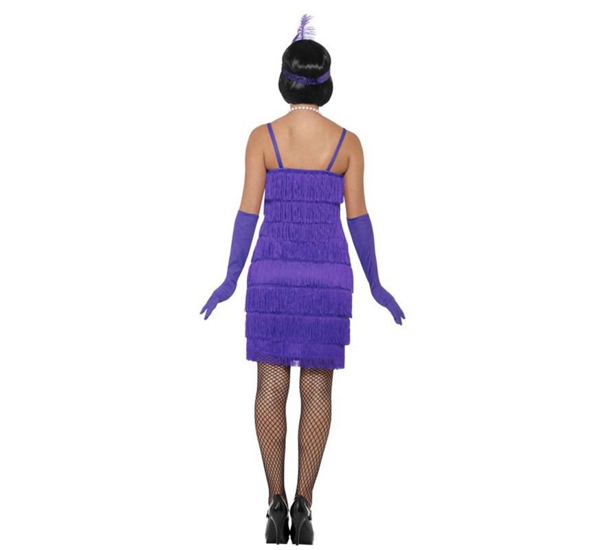 Purple 20s Girl Costume for Women-B