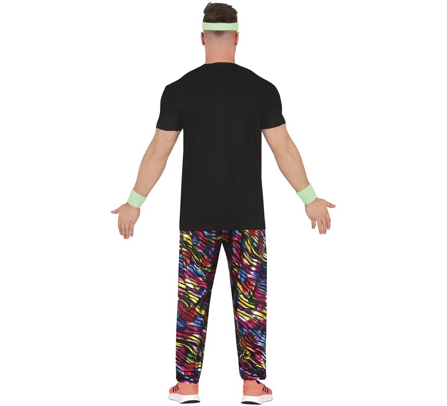 Multicolor 80s Boy Costume for Men-B