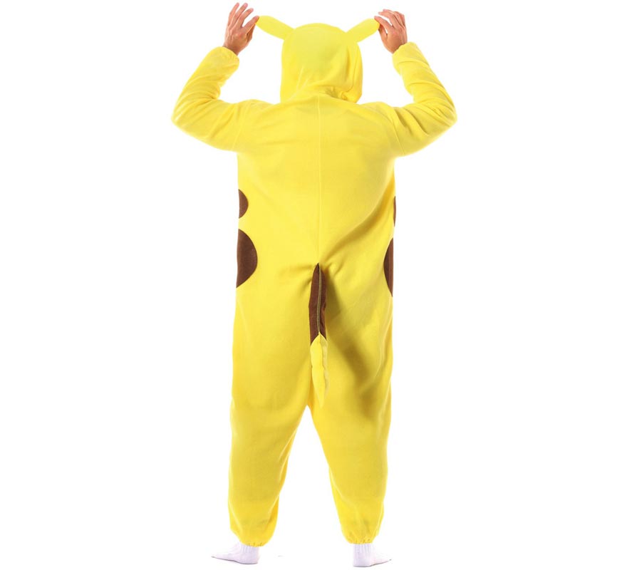 Fato de chinchila elétrica para adulto-B