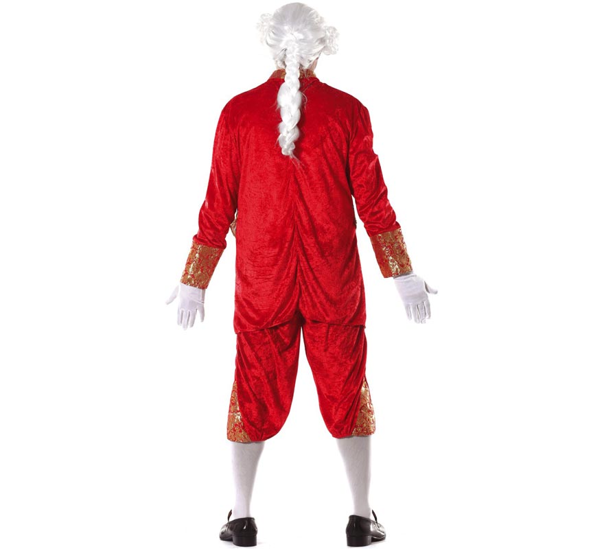 Traje de contagem vermelha-B