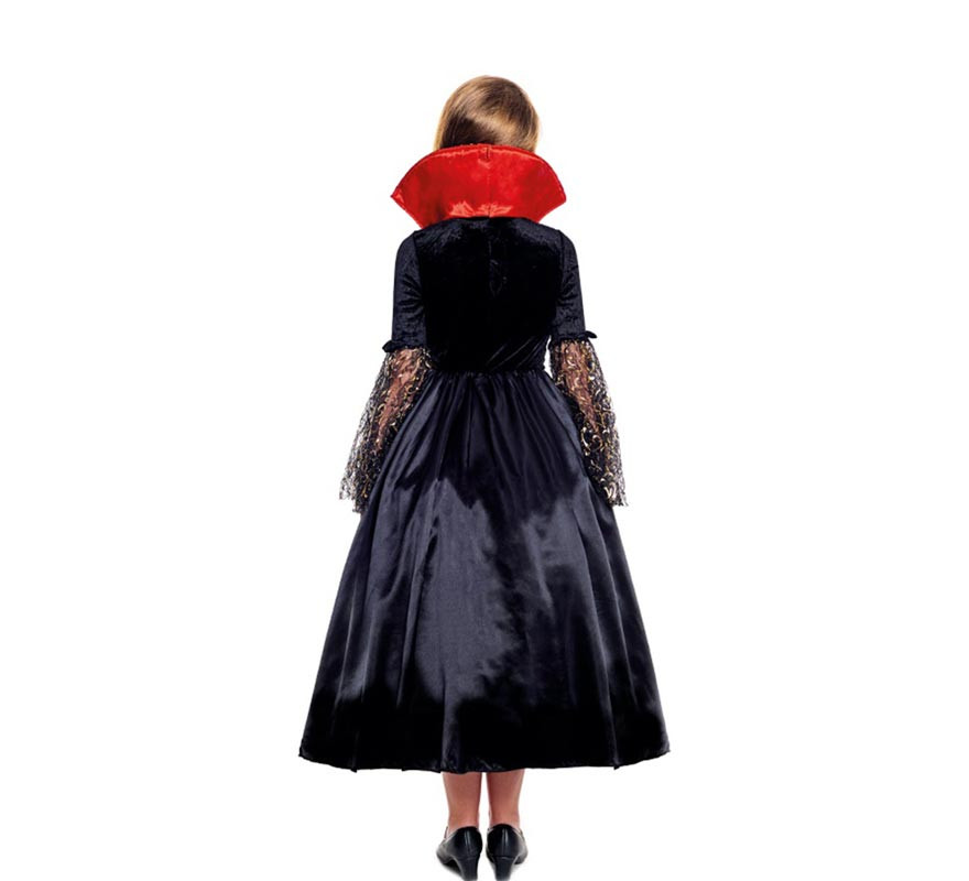 Gothic Vampire Countess Costume for Girls-B