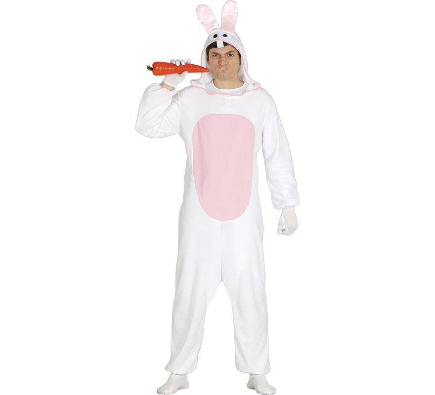 White Bunny Costume for Adults-B