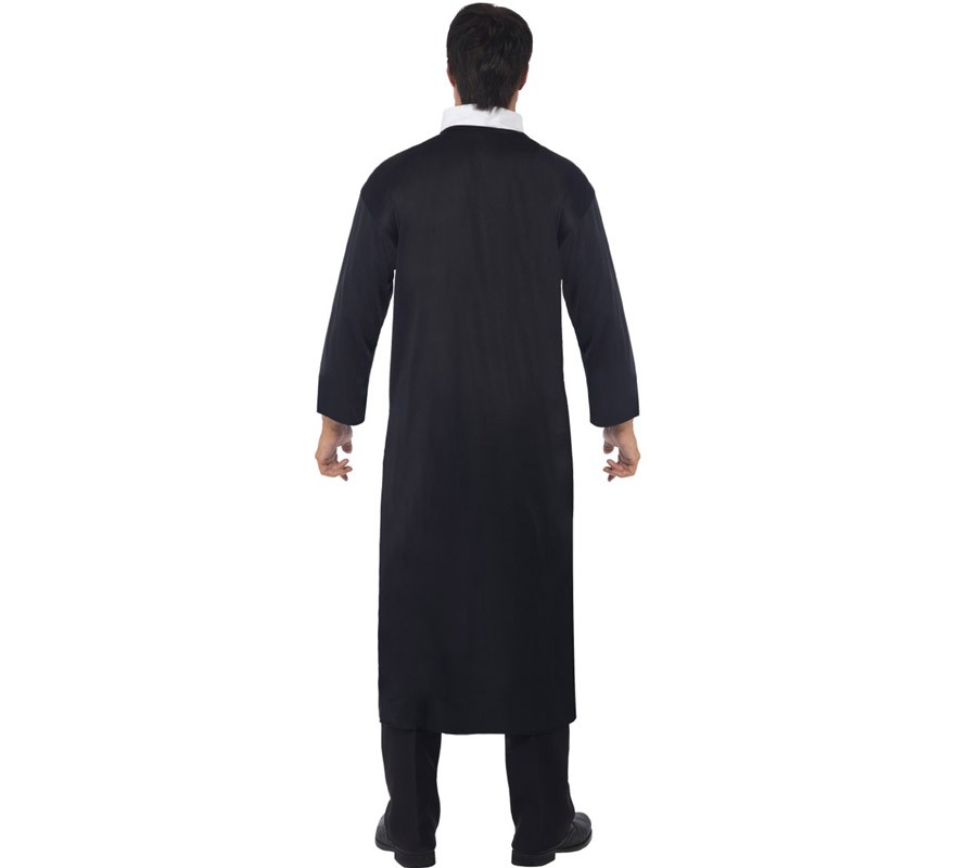 Black Catholic Priest Costume for Men-B