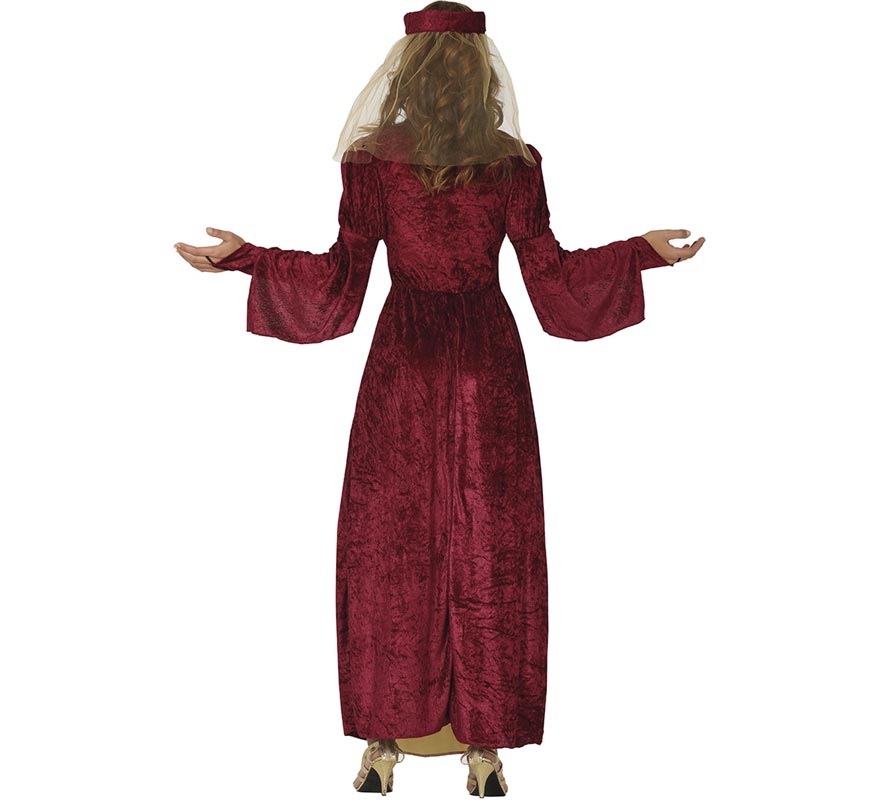 Garnet Medieval Lady Costume for women-B