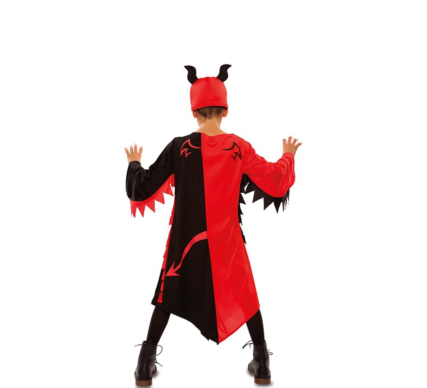 Red and Black Demon Costume for Children-B