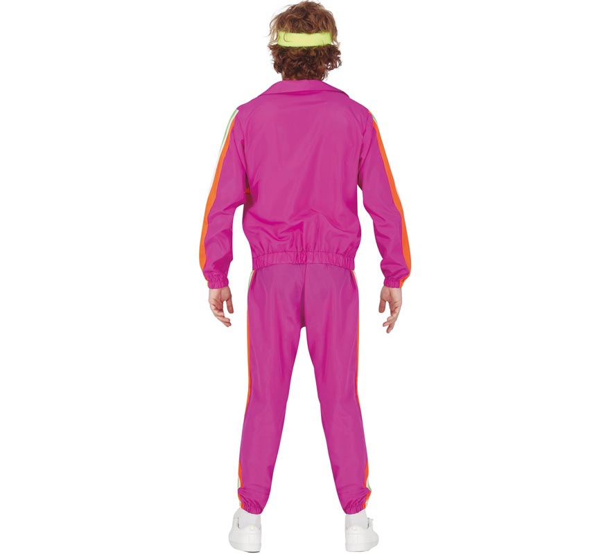 Fato masculino de esportista dos anos 80-B