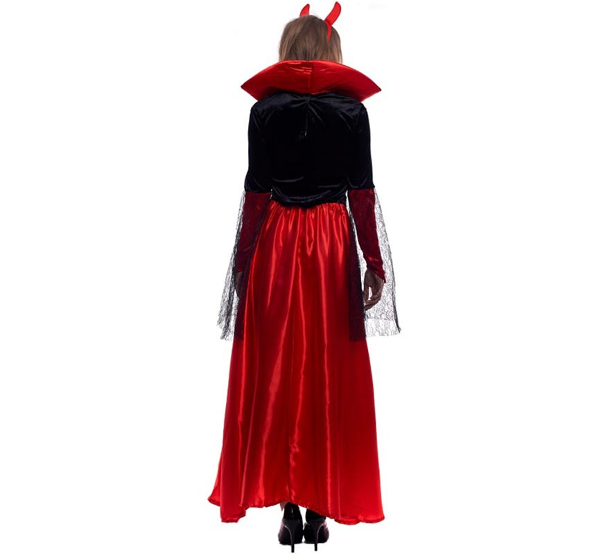 Fato de diabo de renda para mulher-B