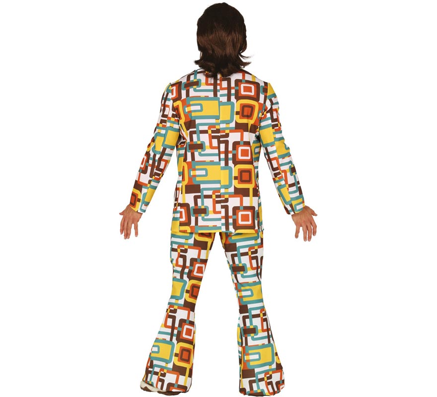 Multicolor 70s Disco Costume for men-B