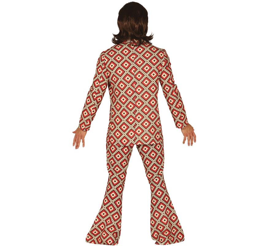 Fato disco dos anos 70 para homem-B