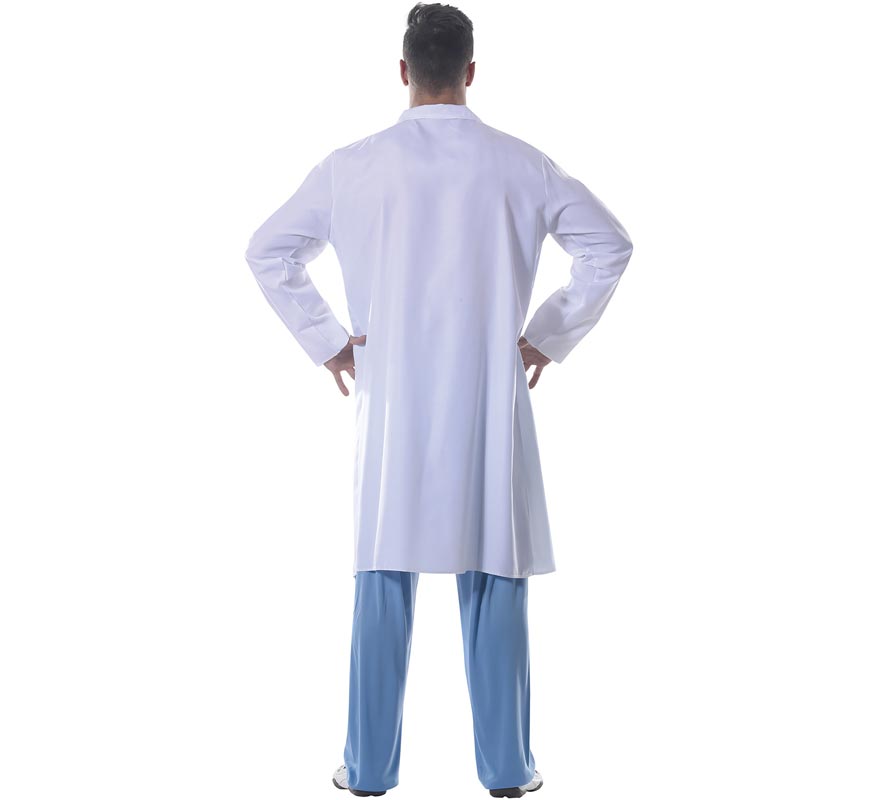 Fato de médico com roupão para homem-B