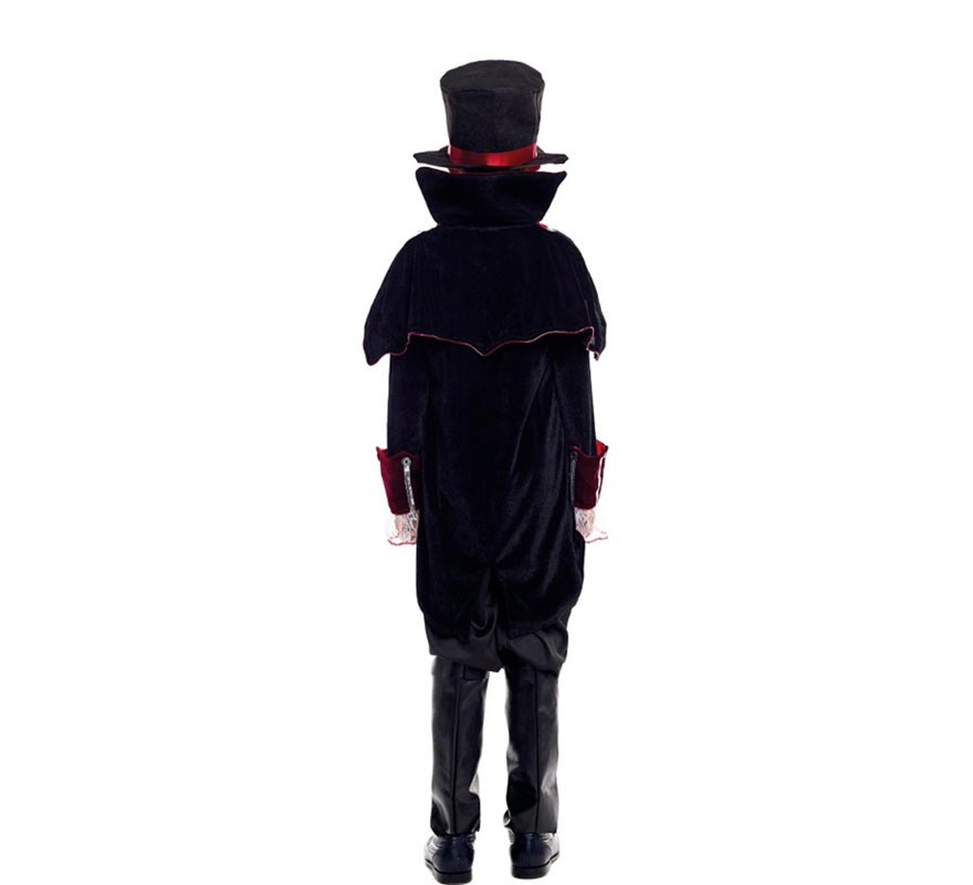 Fato de Drácula vitoriano para criança-B