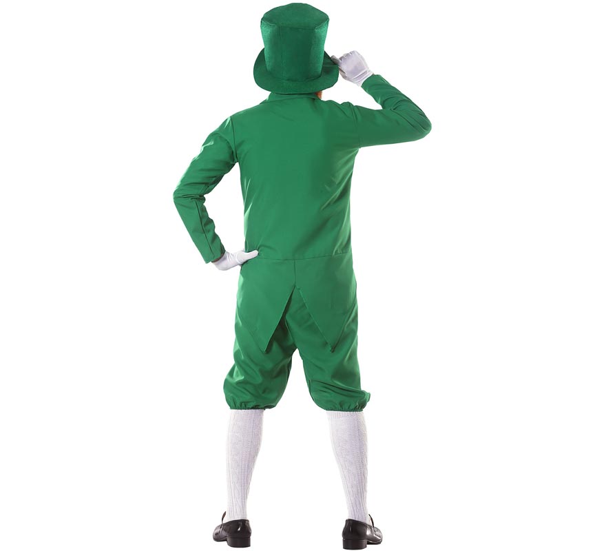 Duende Fato de duende verde irlandês para homem-B