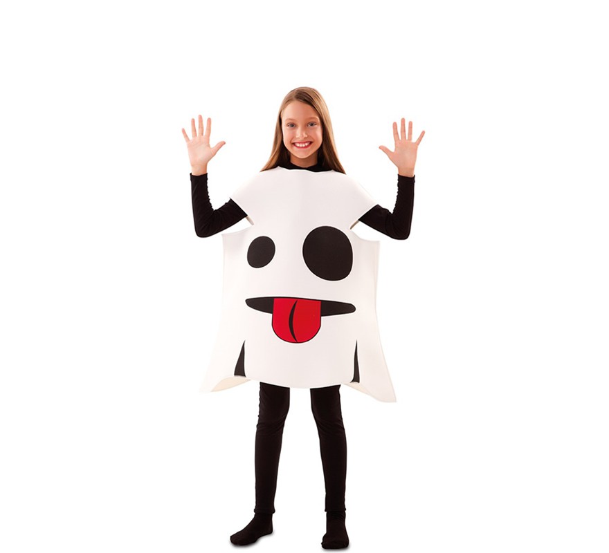 Ghost Emoticon Costume for Kids-B