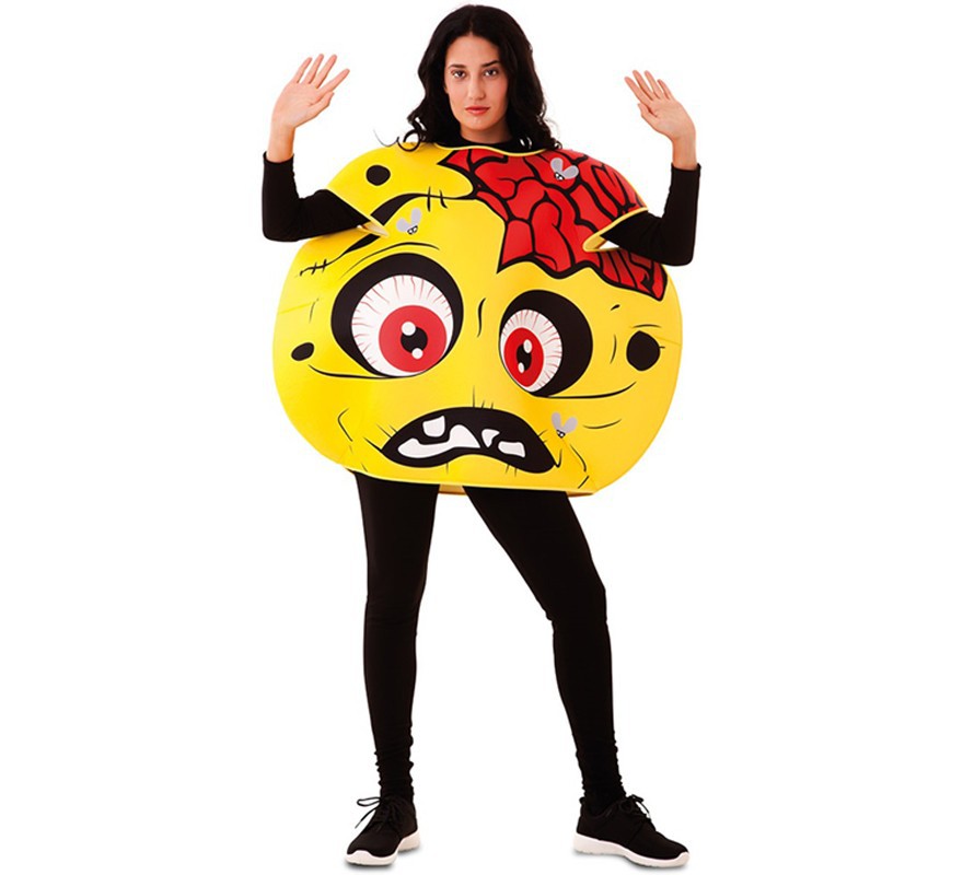 Zombie Emoticon Costume for Adults-B