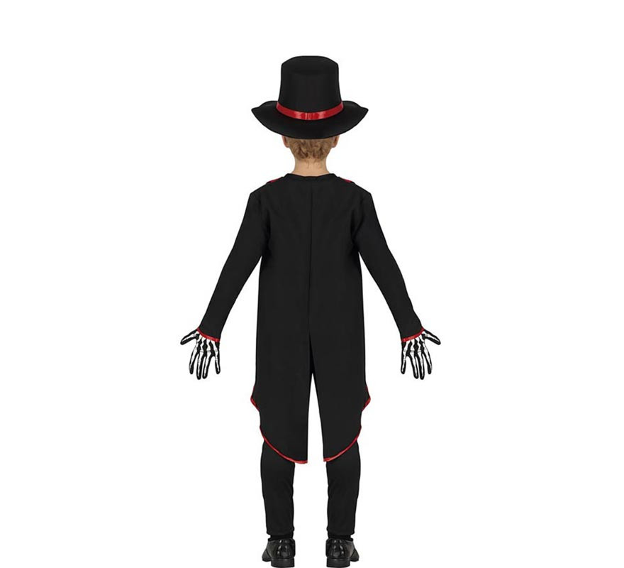 Elegant Skeleton Costume with jacket for boy-B