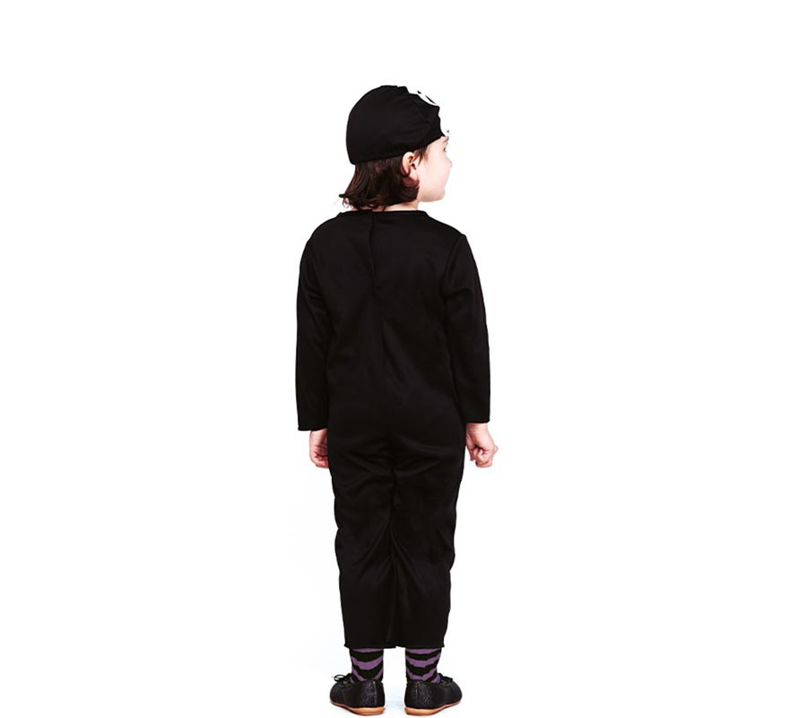 Fato de morcego esqueleto para bebé-B