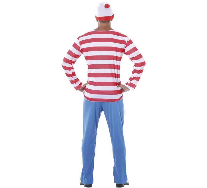 Fato de alpinista às riscas para homem-B