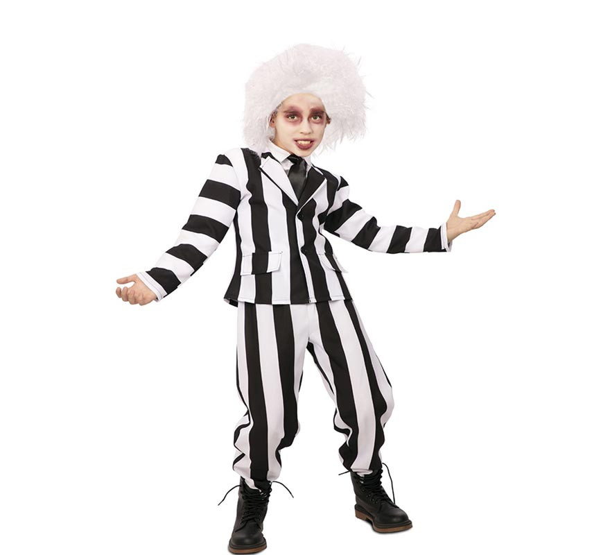 Funny Striped Ghost Costume for Kids-B