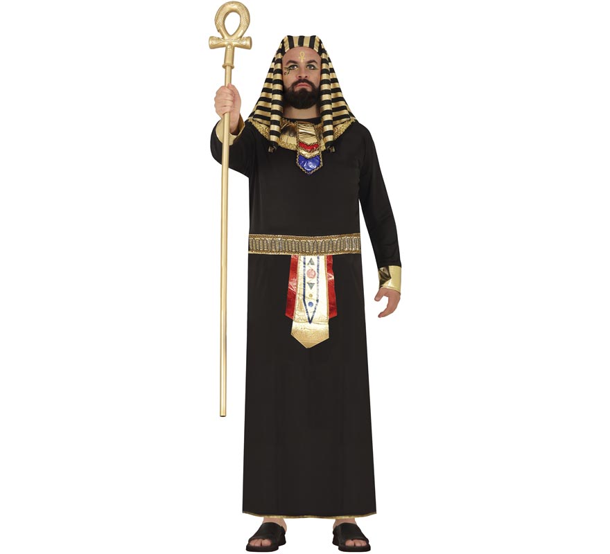 Fato de faraó egípcio preto para homem-B