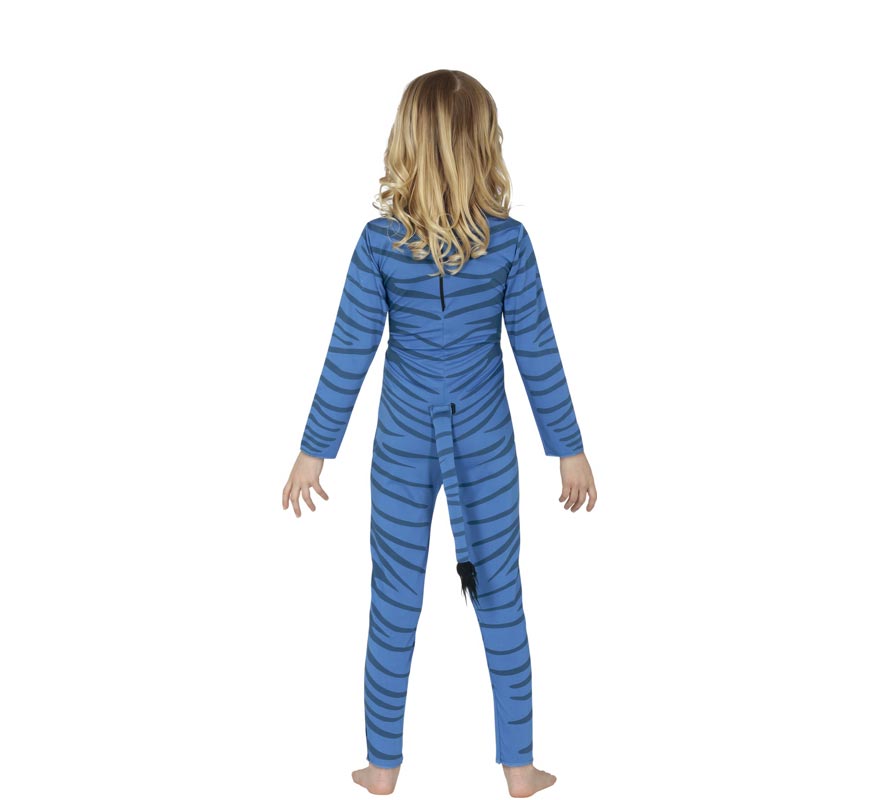 Blue Feline Costume for children-B