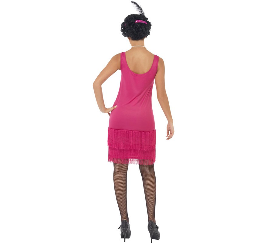 Pink Roaring 20s Flapper Costume for Women-B