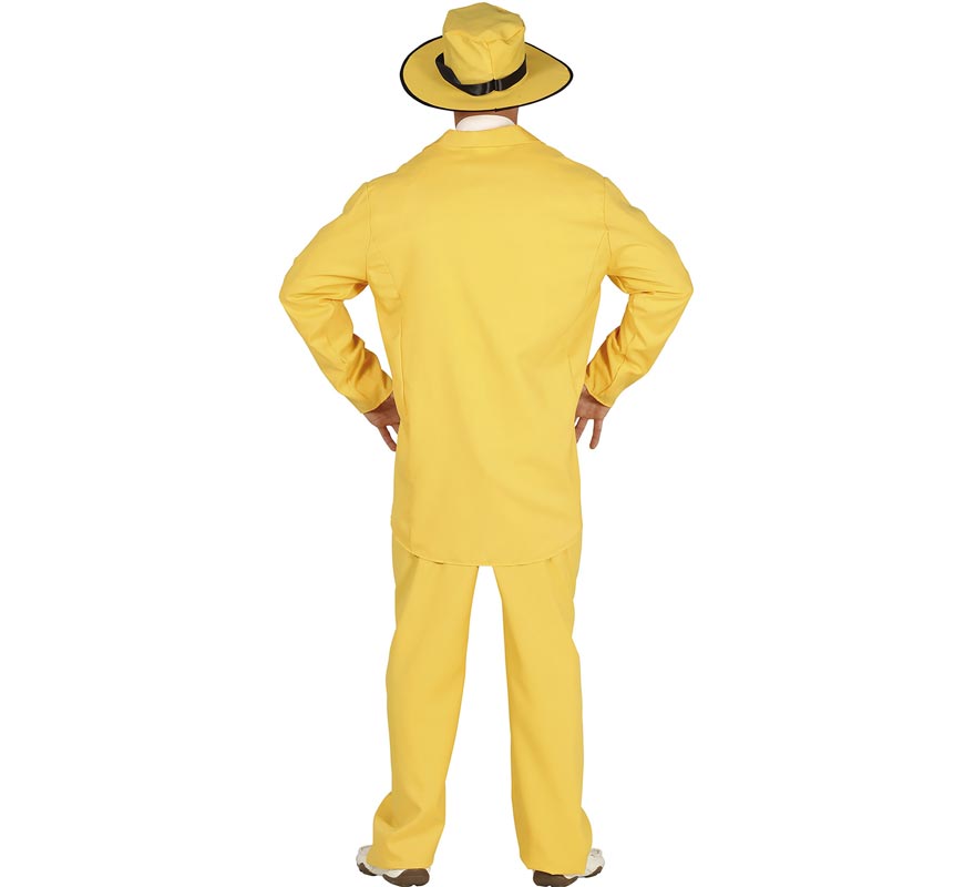 Fato de Gangster amarelo para homem-B