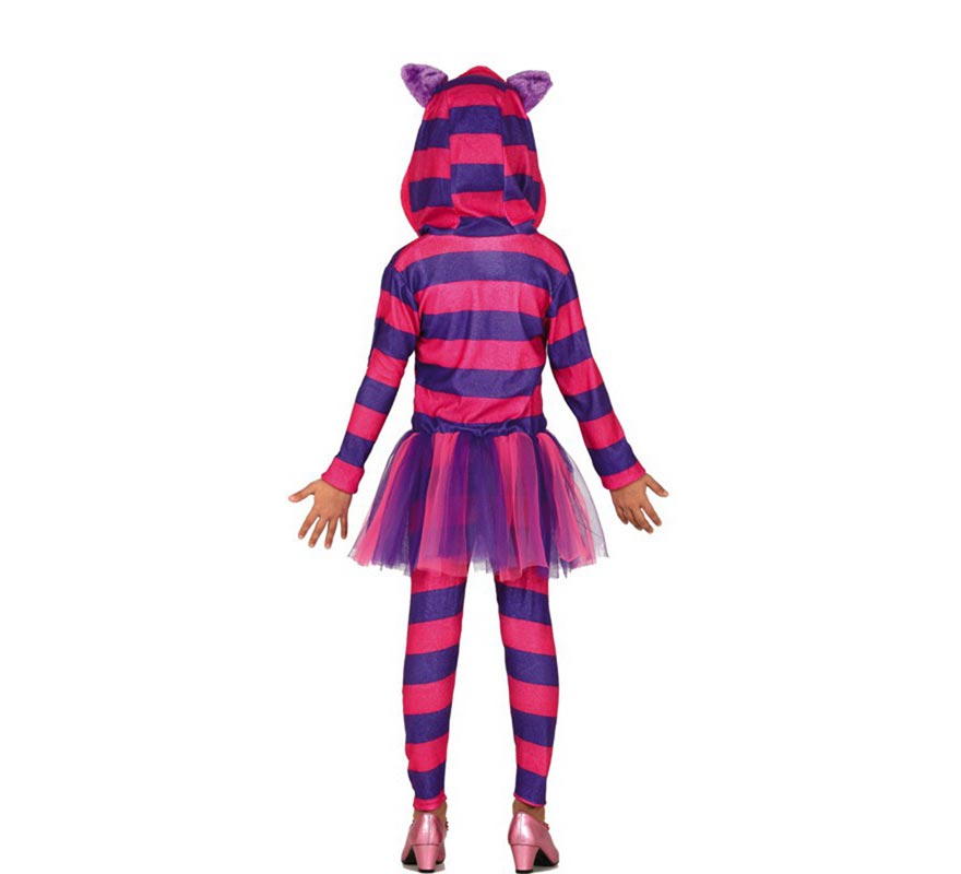 Fato de Cheshire Cat para menina-B