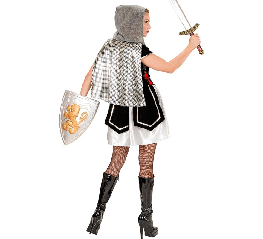 Royal Warrior Costume Women's Hooded Dress-B