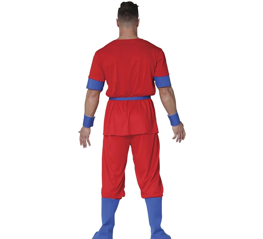 Fato de guerreiro de luta masculino adulto-B