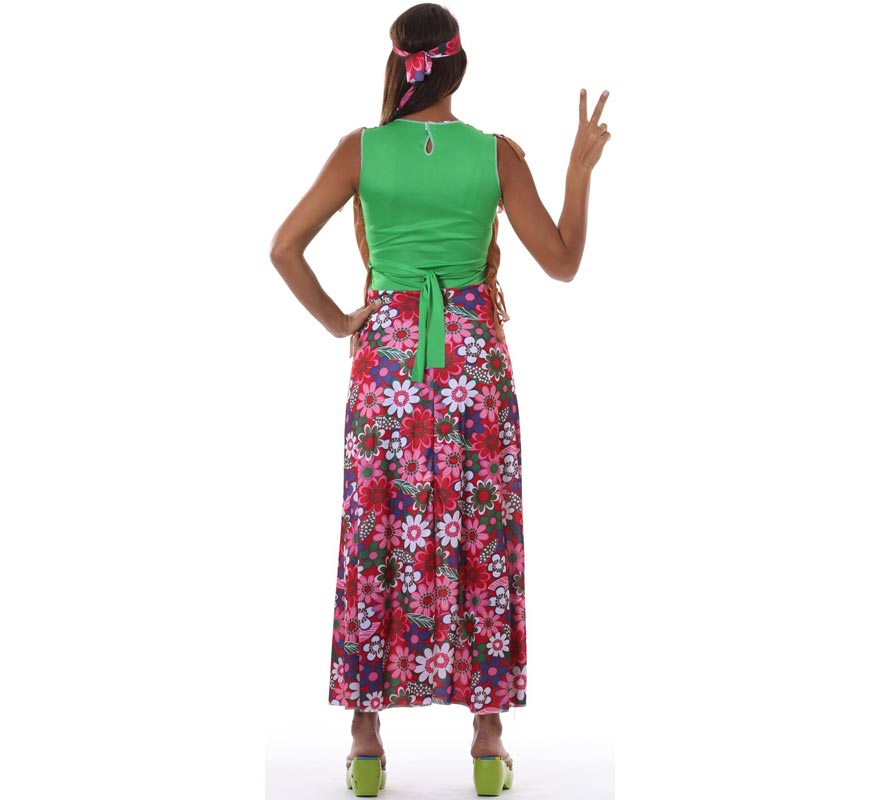 Fato de hippie feliz para mulher-B