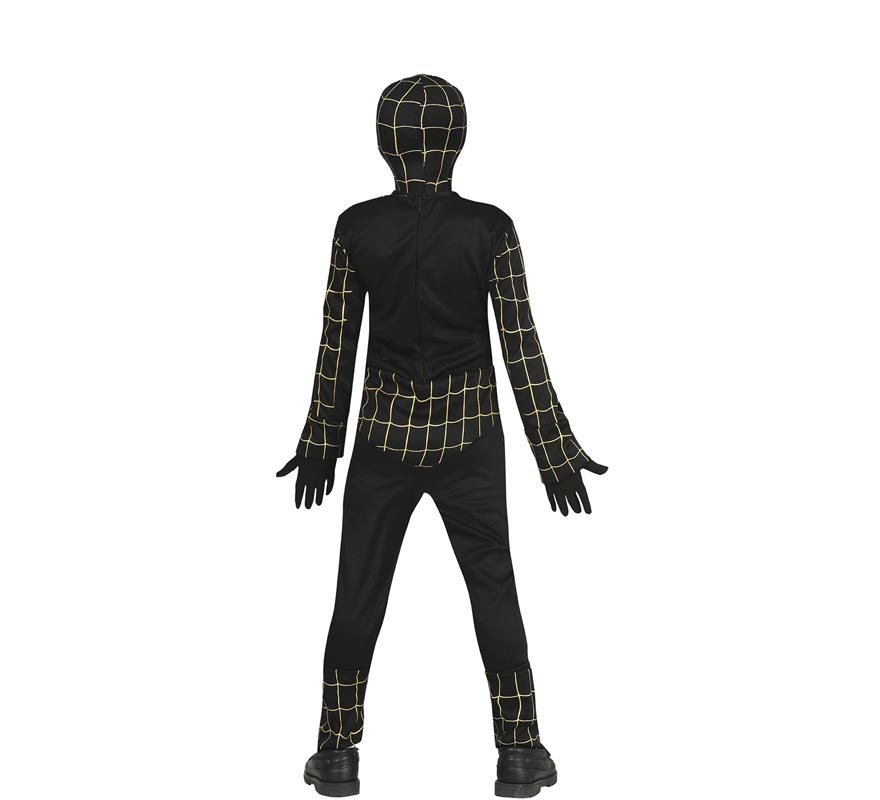 Fato de Dark Spider Hero para menino-B