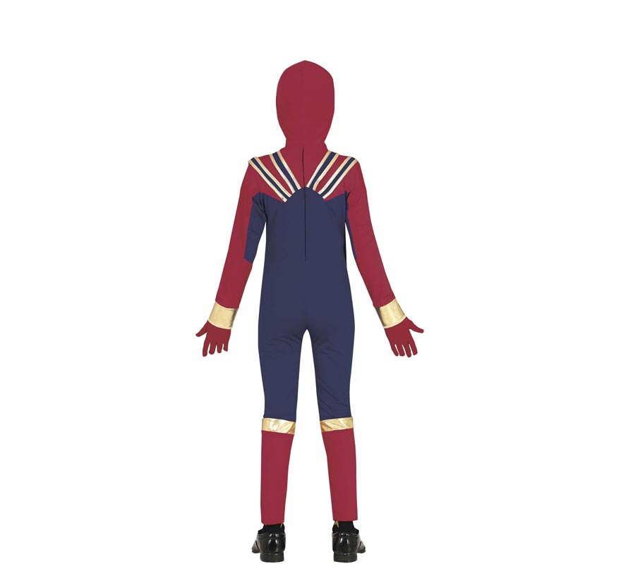 Fato de Herói Aranha Vermelha para menino-B